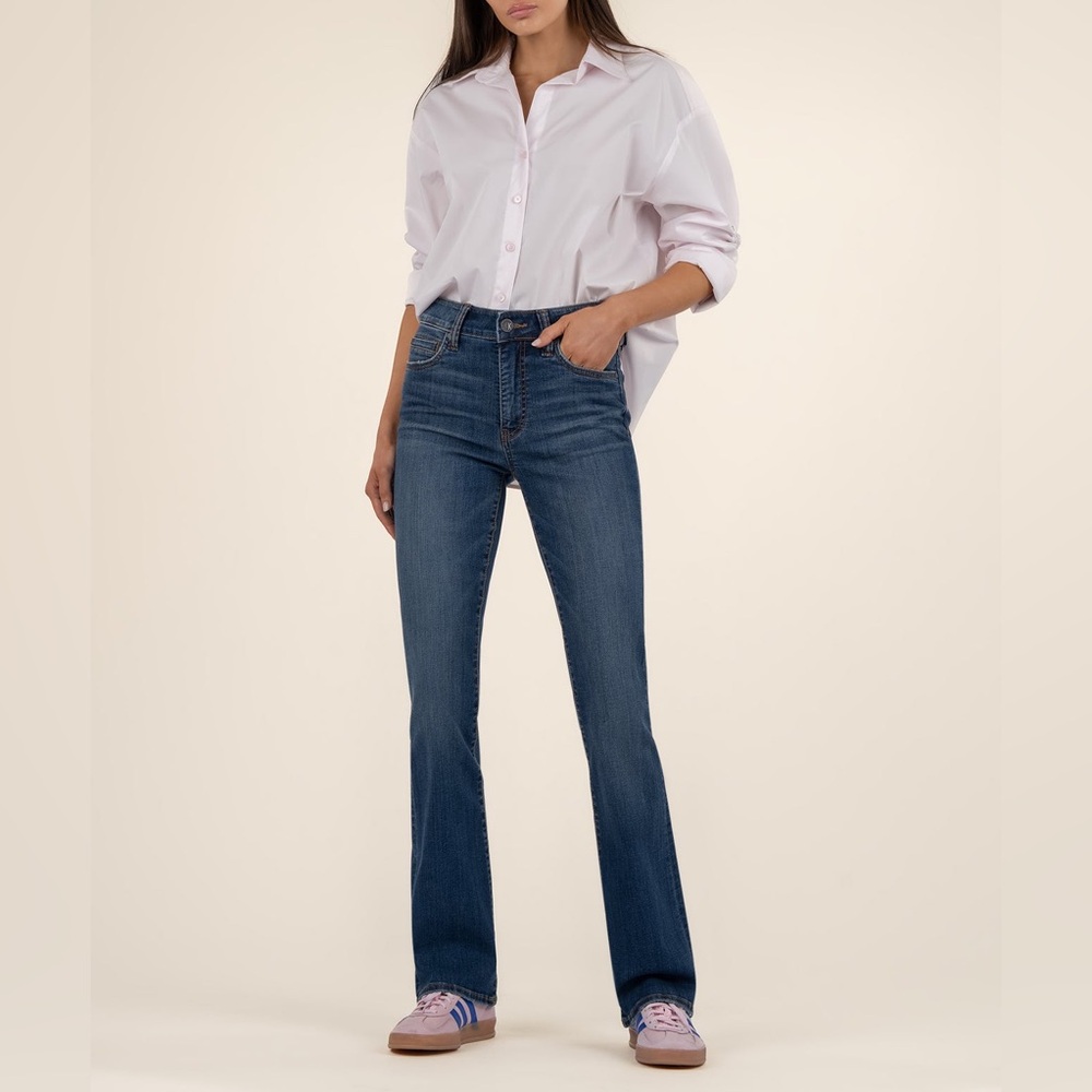 Kut From The Kloth Natalie High Rise Boot Cut Jeans Size 10S NWT